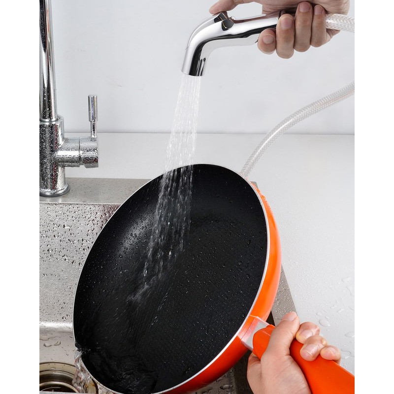 Hygie Rinse Universal Kitchen Sink Faucet Sprayer Head Attachment Compatible