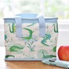 Powell Craft Crocodile Print Foil Insulated Lunch Bag in Cream