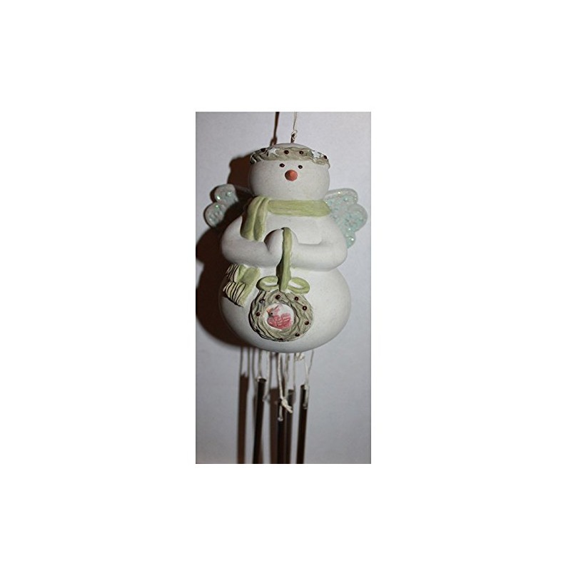 Grasslands Road Traditional Snowman Wind Chime (Angel)
