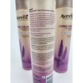 Aveeno Active Naturals Living Color Conditioner for Medium-Thick Hair 3 Pack