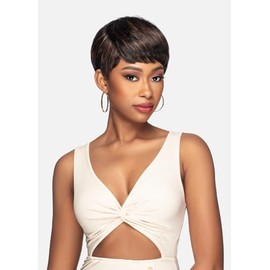 Vivica A. Fox BELLA, HUMAN HAIR, Pure Comfort Cap Wig, Color 51 Light Gray