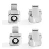 Ceozon Metal Slide Rail Lock Clip Replacement Repair Parts Accessories