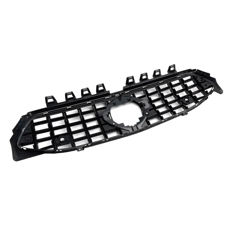 Black Front Bumper Grille Grill For Mercedes CLA Class W118