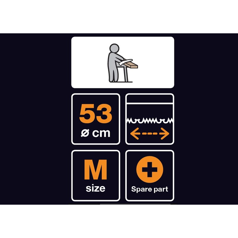 Fiskars 70256935J Bow Saw Replacement Blades