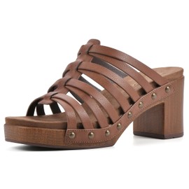 WHITE MOUNTAIN Women's Jackpot Slippers, Dk Tan Burn Smooth