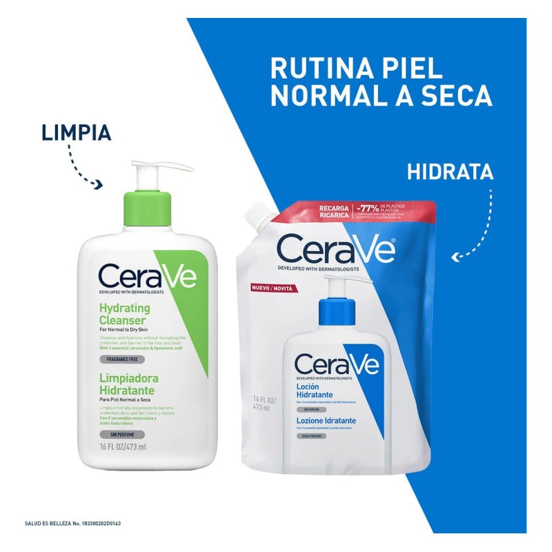 Recarga Loción Cerave Hidratante 473 ml