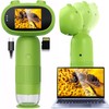 Microscope for Kids Portable Digital Microscope 500-1000X Pocket Educational Miniscope