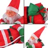 NICEYEA Santa Claus Climbing Rope Christmas Ornaments Climbing Santa Claus
