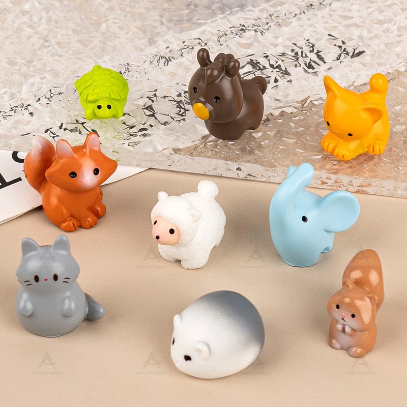9 Pack Animal Hinge Toppers Door Hinge Heads Whimsical