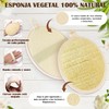Lumbor37 Esponja Natural de Lufa, Exfoliantes Naturales Puras, Limpieza Profunda