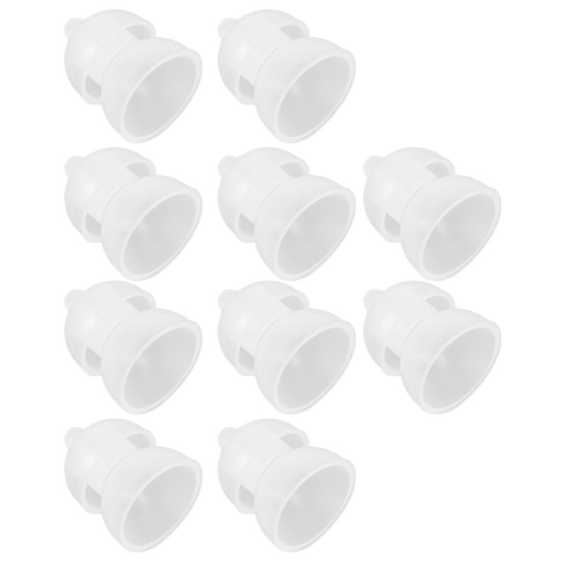 10Pcs Silicone Eartips Double Layer Washable Design Antistatic Detachable Earbud