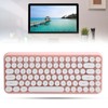 Ajazz Wireless Keyboard Bluetooth 84 Keys Retro Round Keycap Gaming