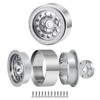 Zolikar 1.0 Beadlock Wheels Rim Aluminum Alloy 1.0" Wheels 4Pcs,