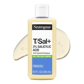 Neutrogena T/Sal+ Champú anticaspa con ácido salicílico al 3%, 8 onzas líquidas