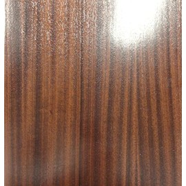 Sapele Ribbon Mahogany Quarter Cut Wood Veneer 13" x 18" x 1/12" Thickness 3 ply