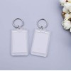 10PCS 34MM x 52MM/1.3 x 2 Rectangle Shaped Clear Acrylic