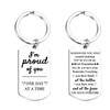 Inspirational Keyring Sobriety Gifts for Women Men AA Sobriety Gifts