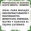Laferv Aceite Masaje Natural Spa Menta Romero Riquisimo 4 L