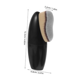 Ipetboom Facial Makeup Brush Foundation Brush for Liquid Portable Easy to Clean Natural Beauty Enhancer