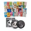 Yinzhuang 10 Mascarillas Hidratantes Faciales + Tarro Parches Ojos