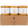 3PCS 3"x 3" Beeswax Pillar Candles, Made of Pure Natural