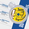 HIGHDRIL Diamond Tile Blade 3" 75mm x Arbor 3/8" 10mm