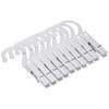 Fox Run Laundry Hooks, Set of 10 Clothing Pin Hooks,