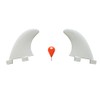 Funktion Side Fins FCS Compatible 2 Piece Set White Fkgf – SD