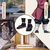 Anime Unisex Cosplay Clog Shoes Japanese Cosplay Prop Oshitari, Blue,