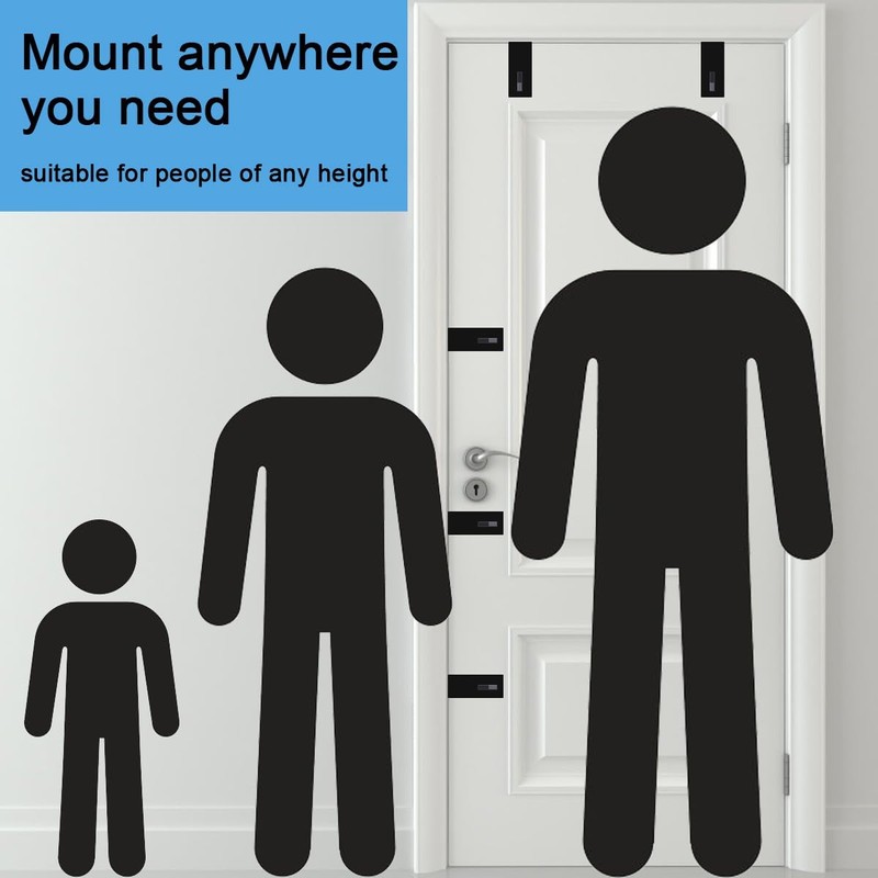 TUPSKY Lock Box Door Mount Bracket, Adjustable Door Hooks for