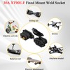 QIANRENON Fixable XT90 Female Soldering Adapter Gold Plated XT90E-F Panel
