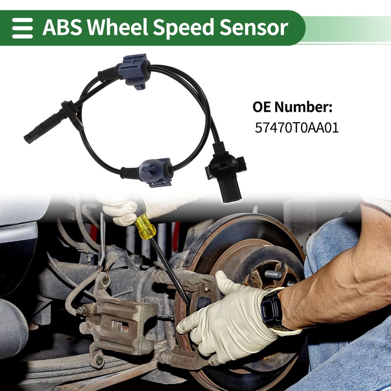 Motoforti ABS Wheel Speed Senor ABS Sensor Anti-lock Braking System