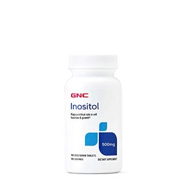 GNC Inositol 500mg Supplement, Supports Cell Function and Growth, 100 Servings