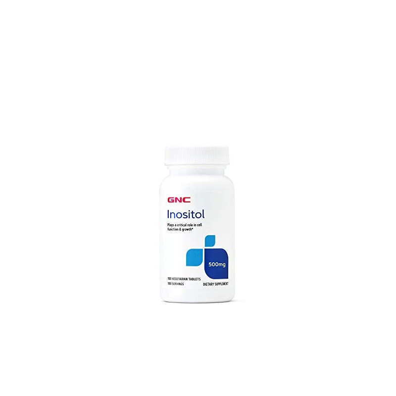 GNC Inositol 500mg Supplement, Supports Cell Function and Growth, 100