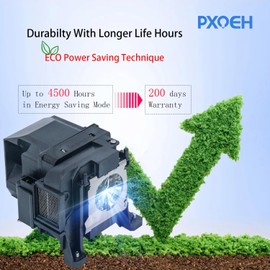 PXOEH ELPLP89 V13H010L89 for EPSON EH-TW7300 EH-TW9300 EH-TW8300 EH-TW9400 Powerlite Home Cinema 5040 5040ub 5040ube 5050 5050ub 5050ube pro Cinema 4000 4010 6040ub Replacement Projector Lamp Bulb