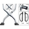 HINMAY Stainless Steel Scissor Tongs Cooking Tongs Set, Set of