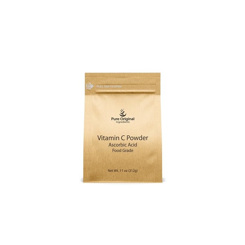 PURE ORIGINAL INGREDIENTS Vitamin C Powder, 11 oz, Ascorbic Acid
