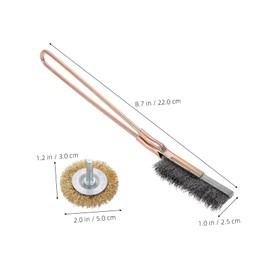 FUNOMOCYA Wheel Wire Brush for Drill Rust Removal Wire Brush for Wheels Tire Cleaning Kit High Performance