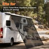 GEARBONE 9'x17'3" RV Awning Sun Shade Screen, Mesh Sunshade for