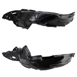 TRQ TRQ Front Inner Fender Liner Set Compatible with 2006-2011 Honda Civic HO1248130 HO1249130 HO1250106 HO1251106