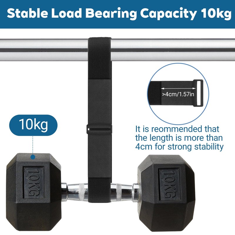 PAPAcroscoma Black Cable Velcro Straps：5cm x 5m Heavy Duty Hook