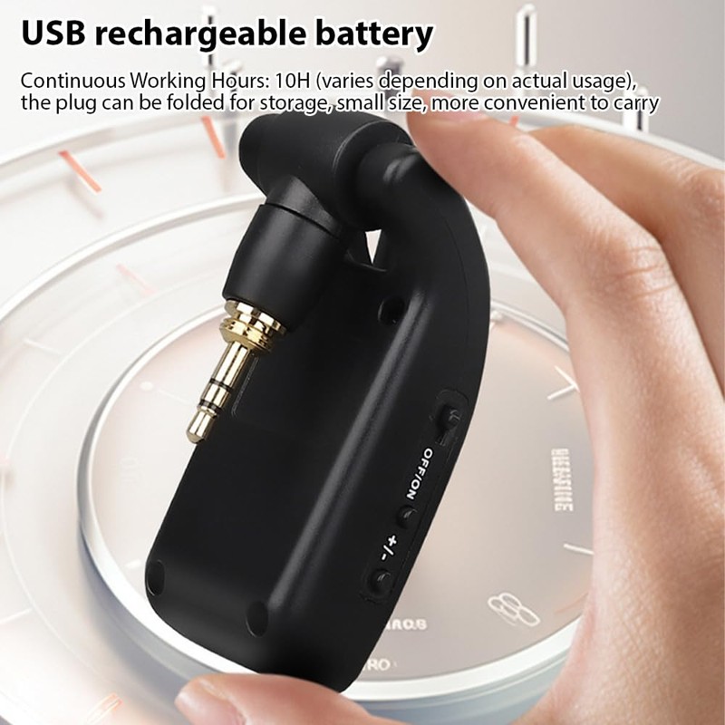summina 2.4G Wireless Guitar System Rechargeable Portable Transmitter Receiver Set