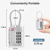 Puroma 2 Pack TSA Approved Luggage Lock, 4 Digit Combination