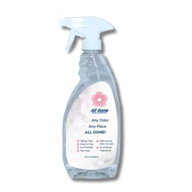 All Gone Odor Eliminator – Bathroom, Kitchen & Pet Odor Remover | Neutralizes Smoke & Trash Smells | 22oz Spray