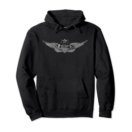 US Army Master Aviator Badge - Pilot Wings Vintage Look Pullover Hoodie