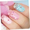 WOONEKY Half-Round Nail Pearls Craft Pearls for DIY Nail Art