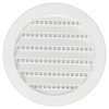 3" White Plastic Round Soffit Vents (Pack of 4)