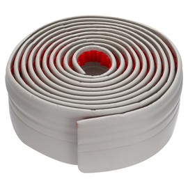 MECCANIXITY Flexible Wall Molding Trim, Self Adhesive Peel and Stick Panel Moulding Trim for Mirror Frame Wall Corner, 3.9" x 16.4ft, Gray