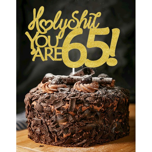 65 decoraciones para tartas, 65 decoraciones para tartas de cumpleaños, purpurina dorada, divertida decoración para tartas 65 para hombres, 65 decoraciones para tartas para mujeres, 65 cumpleaños, decoración para tartas de 65 cumpleaños, 65 cumpleaños