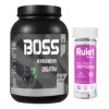 Duo Creatina Boss 1kg Sabores + Gluteo Peptonas Rule 1